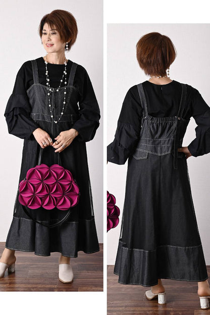 軽やかシルケットタックスリーブプルオーバー