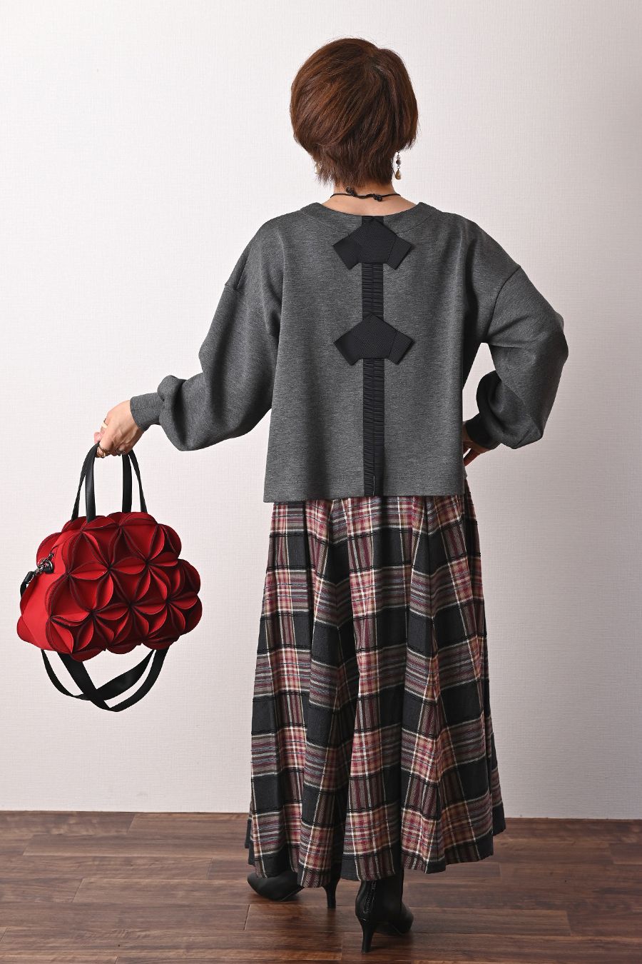 ADORE バックリボン　二枚仕立プルオーバー 2段フリルバックリボンプルオーバー【宅配便】 | Fit more