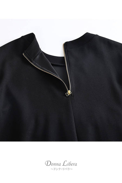 ゆったり柔らかふわり！ソフトポンチ×チュールワンピース