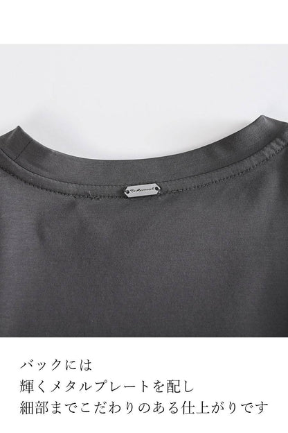 洗練された艶と清涼感！シルケットコットン メッシュスリーブ グラフィックTシャツ