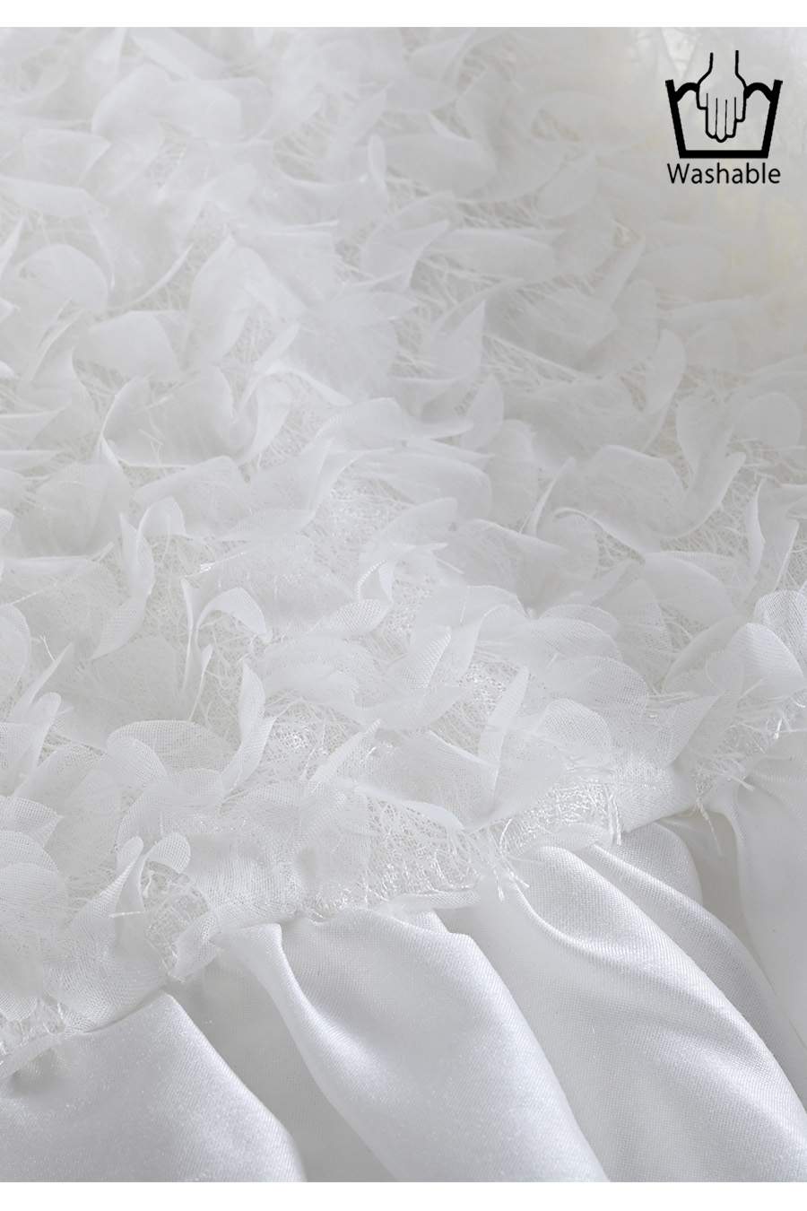 立体フリルペプラムベスト+メッシュスリーブ グラフィックTシャツ２点セットコーデ