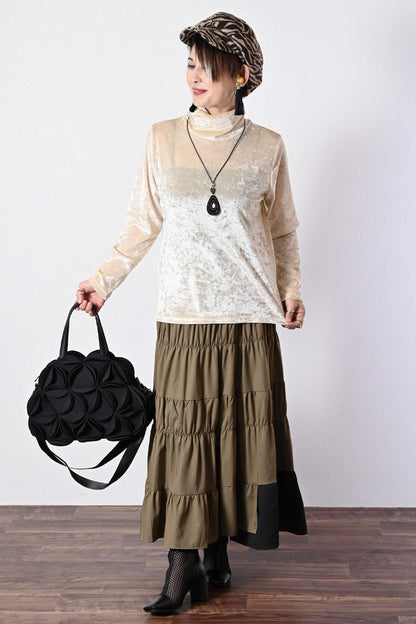 ティアドロップ型 樹脂コンビネックレス