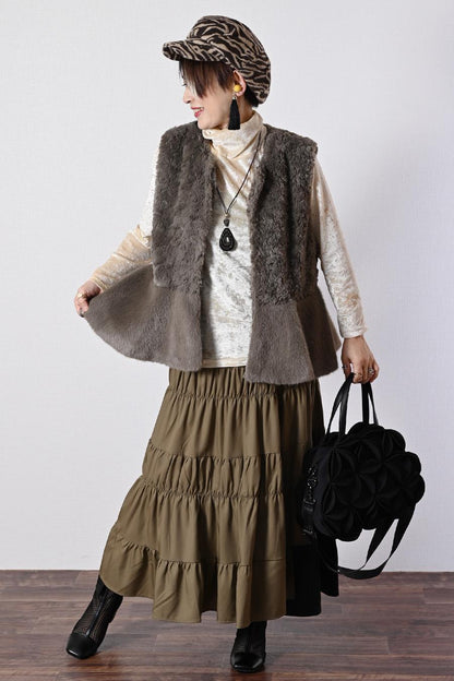 ティアドロップ型 樹脂コンビネックレス