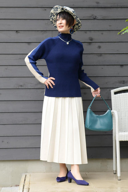 着脱簡単！マグネット留め具　パールラウンドネックレス