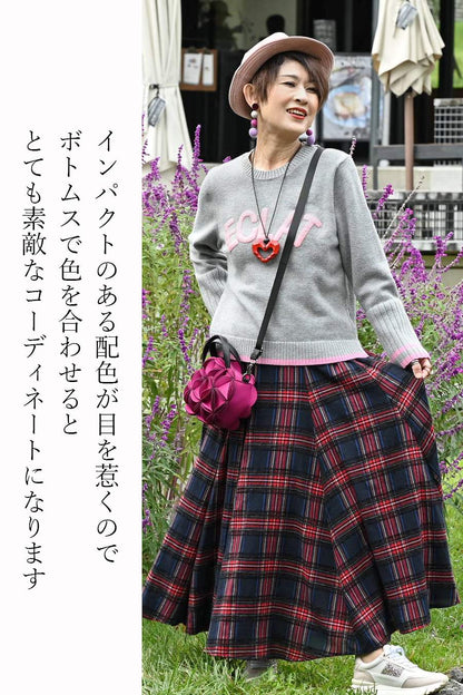 【Special Offer 40%OFF】ワイドリブアクセントロゴニット