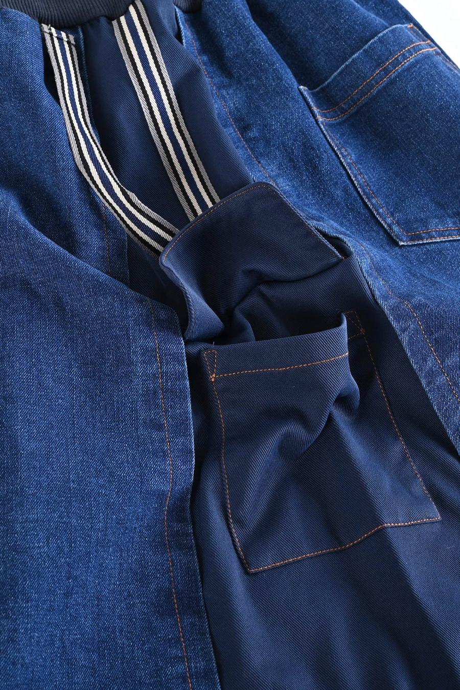 ウエストゆったり最大100㎝！サイドポケットデニムスカート