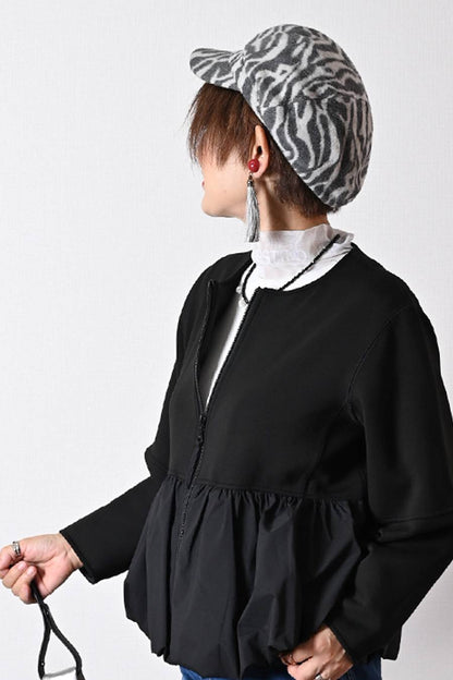 ゼブラ柄　エコファーキャスケット