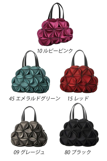 ネオプレン 3Dフラワー 2WAY ミニ ボストンバッグ※クーポン対象外【11月入荷予定】