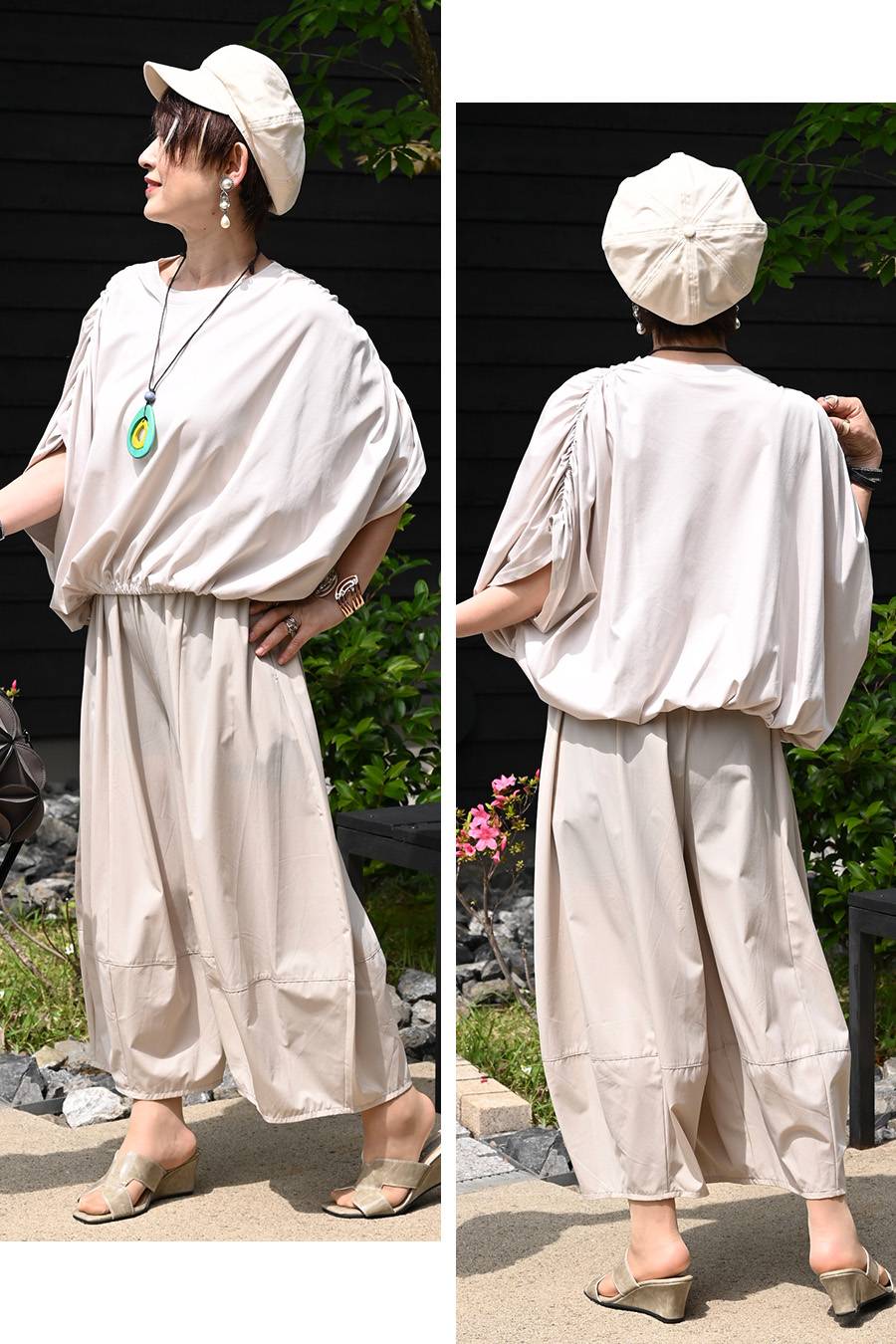 超軽薄！大人のバルーンシルエットパンツ
