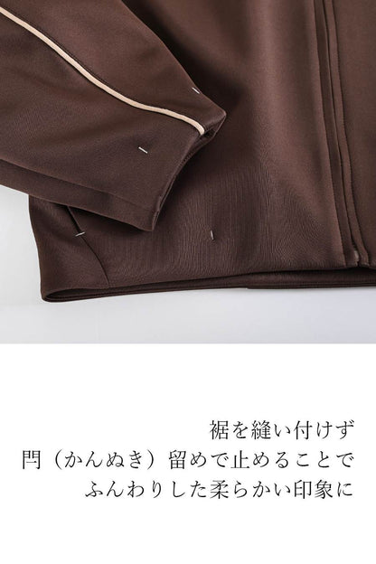 大人のバルーンブルゾン＋先染めジャガード多色チェックスカート２点セットコーデ【10/3日以降発送予定】