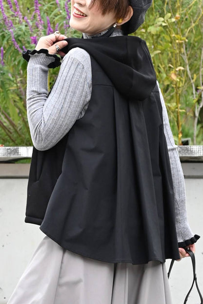 美タックフレア！カノコポンチ 切り替え中綿ベスト