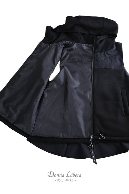 美タックフレア！カノコポンチ 切り替え中綿ベスト