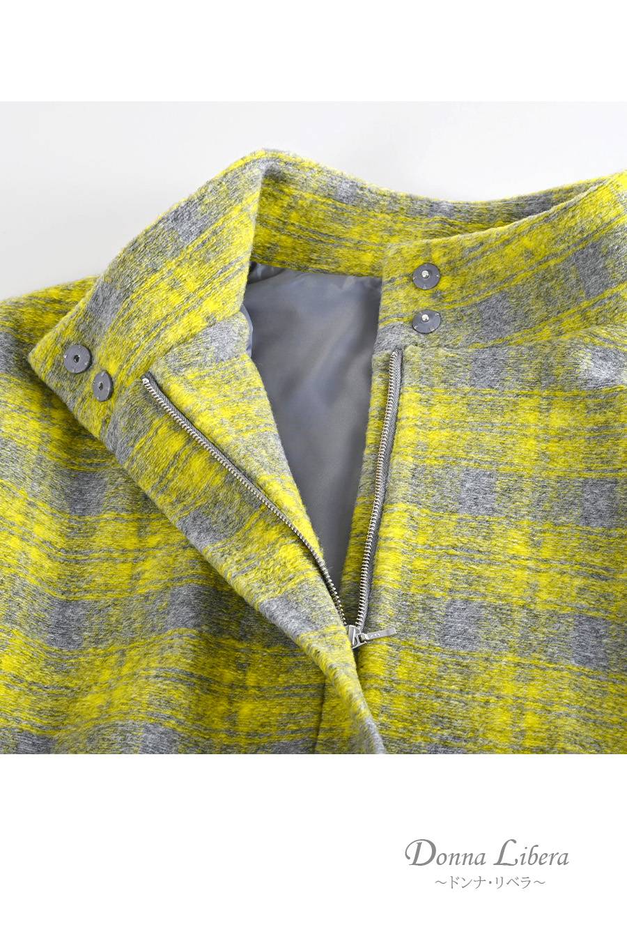 ゆったり着られる主役級アウター！ウール混ビッグチェックジャケット