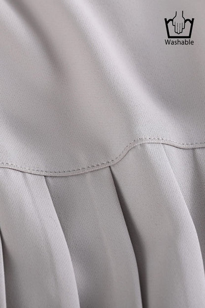 ソフトツイル バックプリーツZIPジャケット